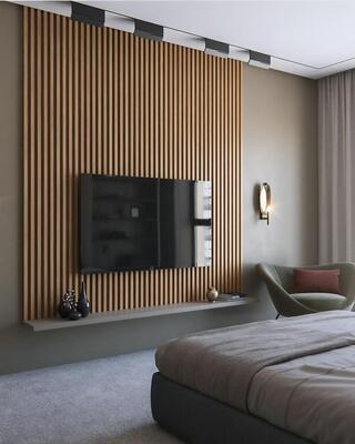 Model Acoustic Wood Wall Panel Durable Acoustic Ceiling Panel for Studio