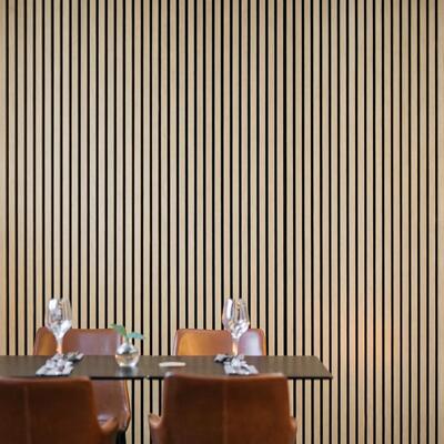 Noise Reduction Wood Acoustic Panel Easy Installation Melamine Board