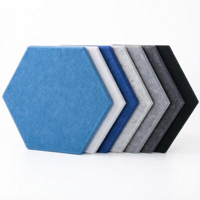 Hexagon Acoustic Felt Board Durable Polyester Fiber Acoustic Panel for Hall