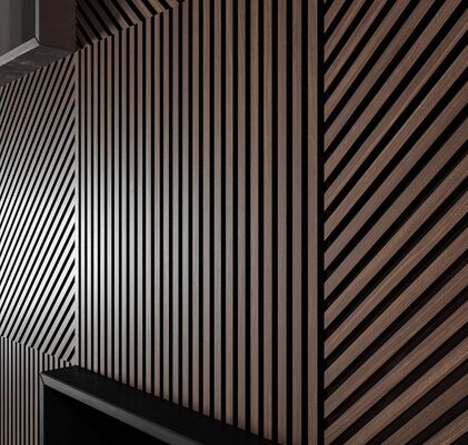 Walnut Wood Acoustic Wood Panel High Quality Acoustic Ceiling Panel