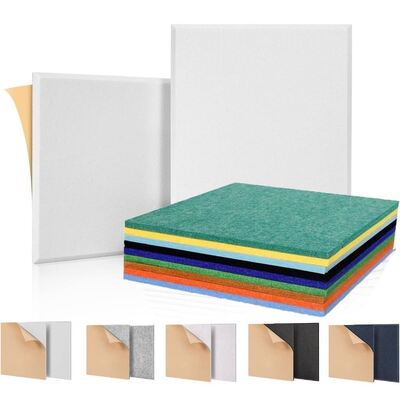 PET Acoustic Polyester Fiber Sheets Decor Interior Acoustic Felt Panel