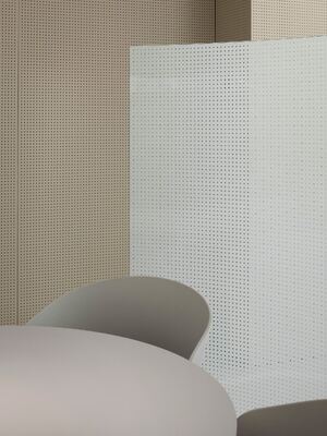 Flame Retardant Perforated Acoustic Panel Durable Acoustic Wood Panel for Hotel