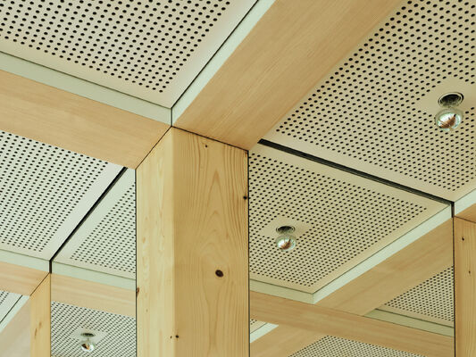 Modern Design Acoustic Ceiling Panel MDF Perforated Acoustic Panel for Office