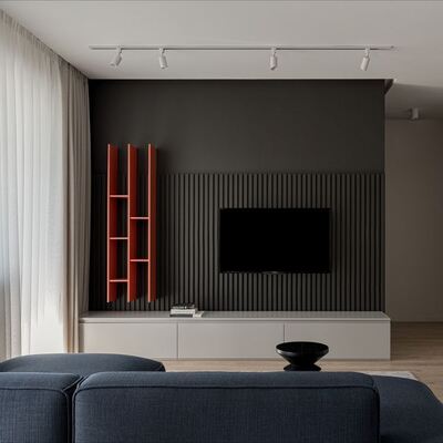 Eco-Friendly Acoustic Wood Wall Panel Black Akupanel 3D Wall Panel for Hall