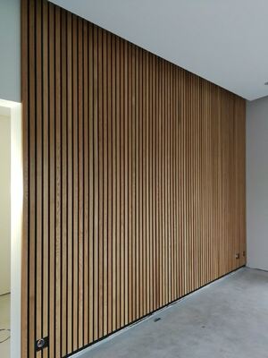 Interior Decoration Walnut Wood MDF Acoustic Wood Panel for Home Decor