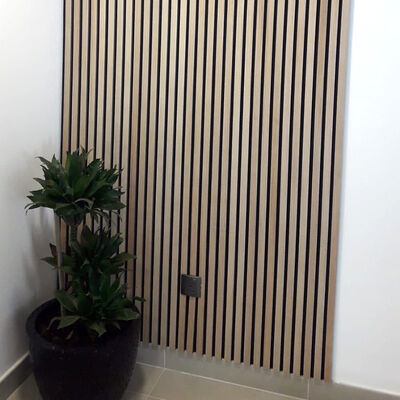 High Quality 3D Wall Panel MDF Melamine Board Akupanel for Home Decor
