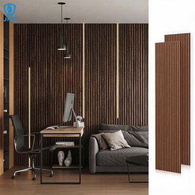 Natural Walnut Wood Acoustic Wood Wall Panel Durable Acoustic Ceiling Panel for Hotel