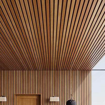 High Quality Acoustic Ceiling Panel MDF Acoustic Wood Panel Akupanel for Room Decor