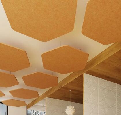 High Quality Acoustic Ceiling Panel Decor Interior Polyester Fiber Acoustic Panel for Office