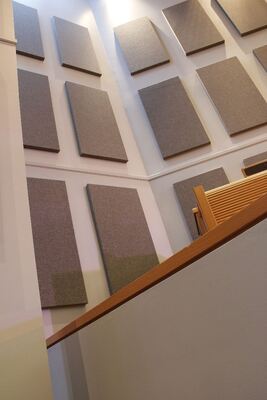Durable Fabric Wrapped Acoustic Board Easy Installation Glass Fiber Acoustic Panel for Office