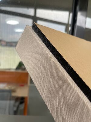 Durable Fabric Wrapped Acoustic Board Easy Installation Glass Fiber Acoustic Panel for Office