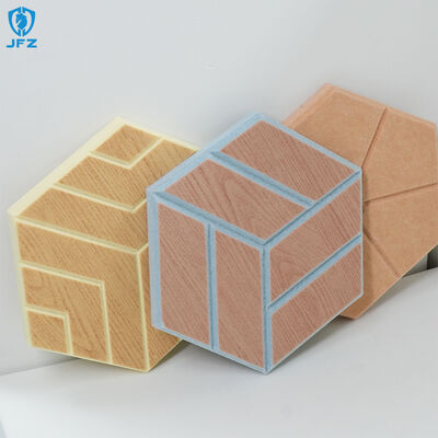 Simple PET Acoustic Wall Panel Durable Polyester Fiber Hexagon Acoustic Panel for Hall