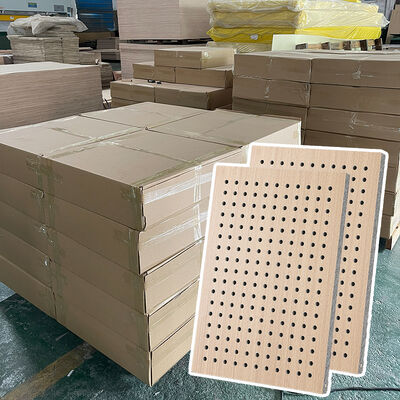 High Quality Perforated Acoustic Panel Noise Reduction Acoustic Wood Wall Panel for Office