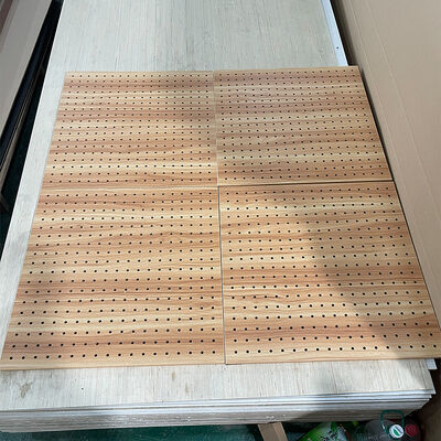 Eco-Friendly Perforated Acoustic Wall Panel Durable Acoustic Wood Panel for Hall