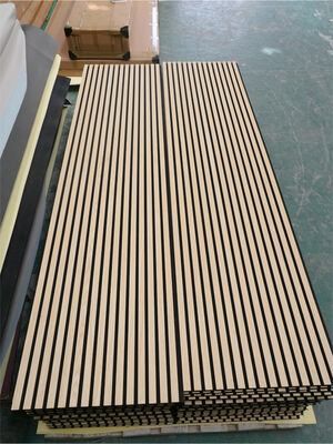 Decor Interior Acoustic Wood Slat Panel Noise Reduction Acoustic Ceiling Panel for Studio