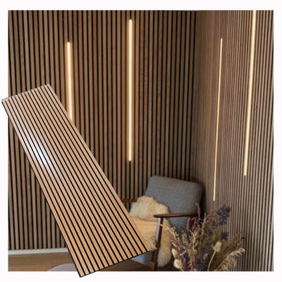 Interior Decorative Akupanel Acoustic Wood Wall Panel 3D Wall Panel For Bedroom