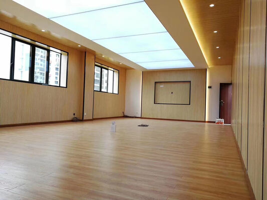 Fireproof Groove Wood Acoustic Wall Panel 3D Wall Panel MDF Melamine Board