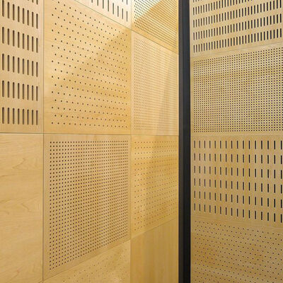 School Acoustic Perforated Panel Wall Decor Sound Absorbing Ceiling Panels