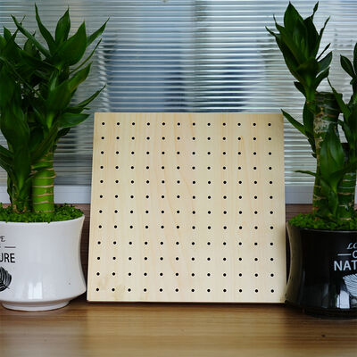 Home Decorative Perforated Acoustic Panel Simple Wooden Acoustic Panel