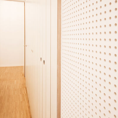 Home Decorative Perforated Acoustic Panel Simple Wooden Acoustic Panel