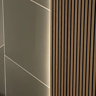 Noise Reduction Acoustic Wood Slat Panels Natural Acoustic Ceiling Panel For Hall