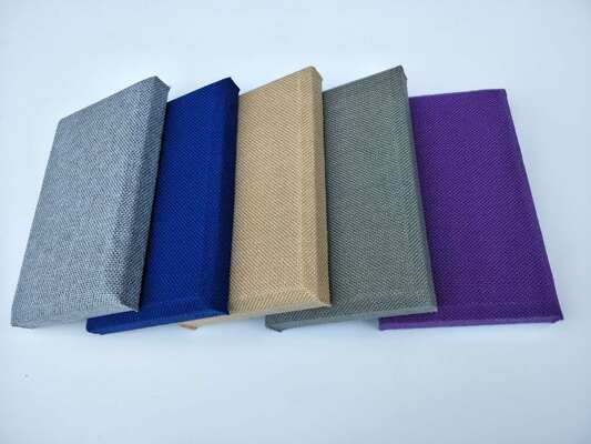 Interior Fabric Acoustic Panel Fiber Glass Sound Proofing Wall Panel