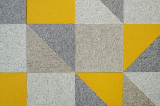 3D Wall Panel Durable PET Acoustic Felt Panel For Home Decoration