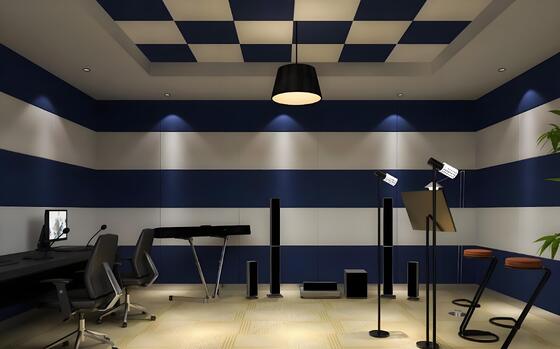 Fireproof Polyester Fiber Acoustic Panel Sound Absorption PET Felt Acoustic Panels