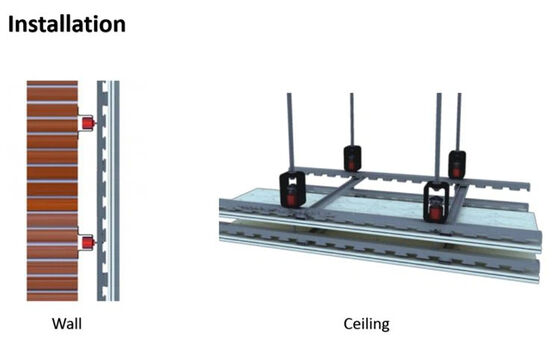 Ceiling Damper Vibration Absorber Rubber Isolator Suspended Spring