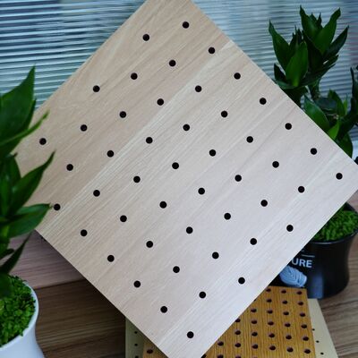 Customized Perforated Acoustic Panel MDF Acoustic Ceiling Panels For Office