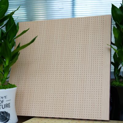 Noise Reduction Acoustic Wood Wall Panels Acoustic Perforated Ceiling For Home Decor