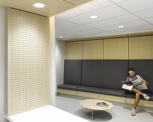 Sound Insulation Acoustic Perforated Wood Panels MDF Board 3D Wall Panel