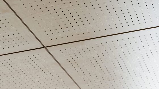 Sound Insulation Acoustic Perforated Wood Panels MDF Board 3D Wall Panel