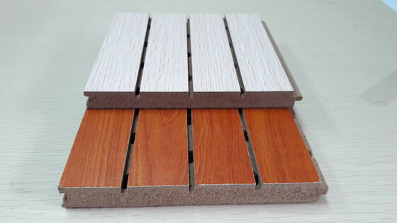 Decorative Wood Veneer Panels MDF Wooden Acoustic Panels For Walls