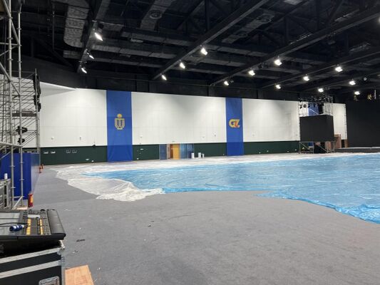 High Density Gym Wall Padding Fiber Glass Fireproof Acoustic Pads For Walls