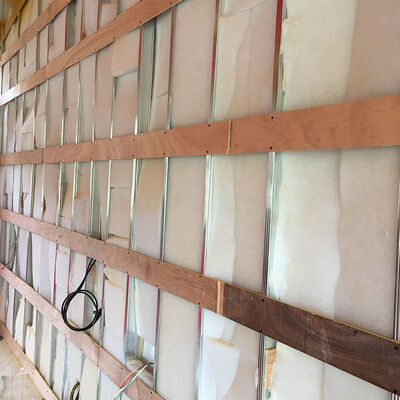 Heat Insulation Polyester Wool Building Material For Room Decor