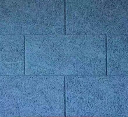 Hexagon Wood Wool Acoustic Panel Natural Cement Board For Stadium