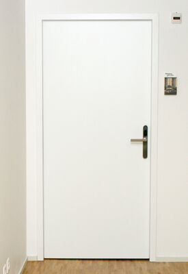 Durable Sound Insulation Door Soundproof Wooden Double Doors For House