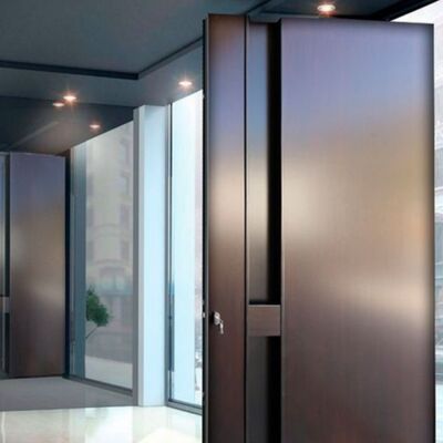 Eco Friendly Wooden Soundproof Door / Bedroom Door Sound Insulation