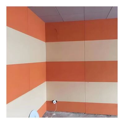 Classroom Polyester Fiber Acoustic Panel 12mm 15mm Thickness Wall PET Panels Acoustic