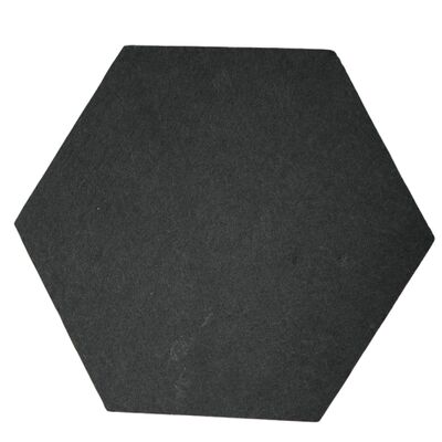 Durable Hexagon Acoustic Felt Panel Villa Polyester Fiber Ceiling Panel