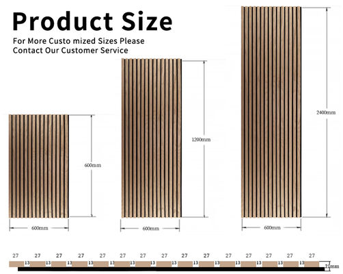 Factory Direct Sales Wood Acoustic Wall Panel MDF Wood Veneer