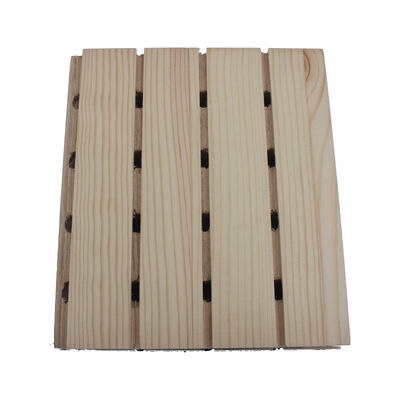 Indoor Groove Wood Acoustic Panel MDF Melamine Board For Hall