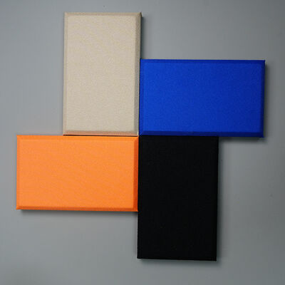 Minimalism Durable Fabric Wrapped Acoustic Board 3D Wall Panel