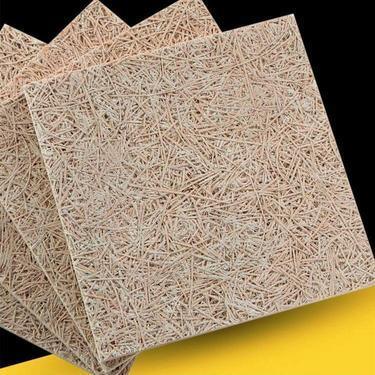 B1 Fireproof Wood Wool Acoustic Wall Panels Eco Friendly Acoustic Ceiling Panel