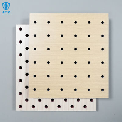 Modern Design Perforated Acoustic Panel MDF Wood Veneer for Studio