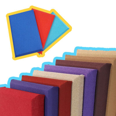 Customized 3D Wall Panel Durable Fabric Wrapped Acoustic Wall Panel