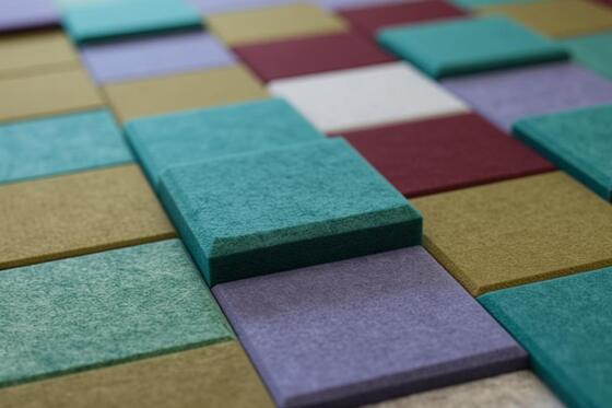 Natural Polyester Acoustic Wall Board Durable PET Acoustic Felt Panel