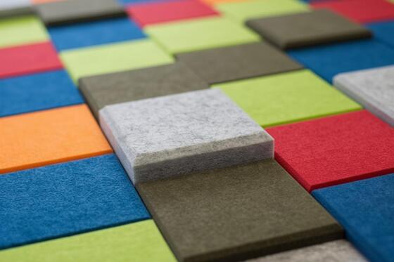 Wholesale Customwith PET Acoustic Board Natural Acoustic Felt Panel