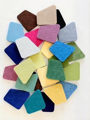 PET Polyester Fiber Acoustic Board Durable Acoustic Felt Panel